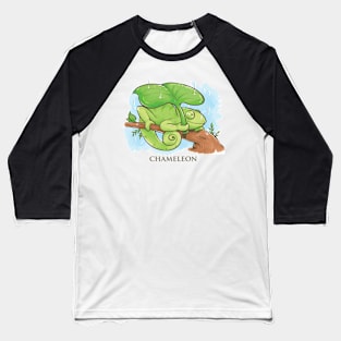 Funny Chameleon Baseball T-Shirt